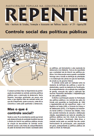 Controle social das Políticas Públicas